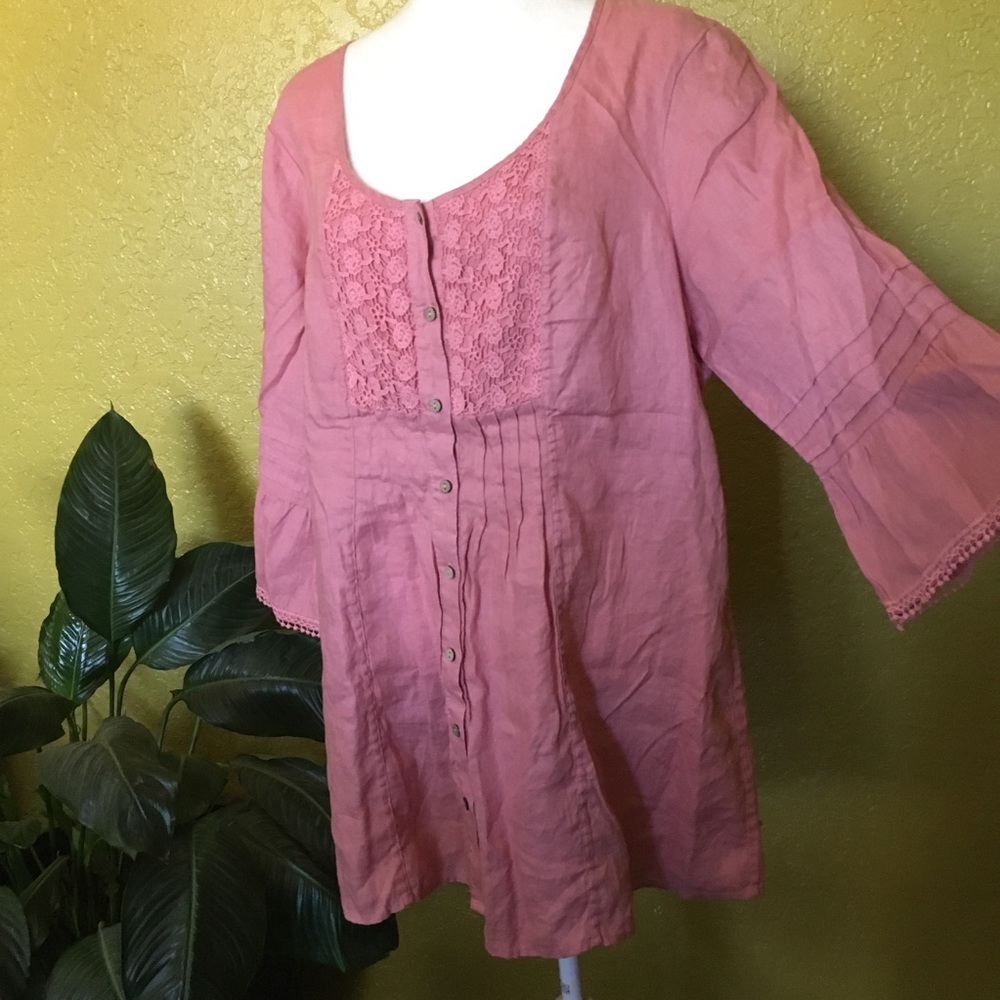 Soft Surroundings Button Down Top - image 3